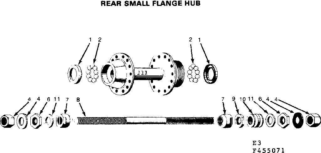 REAR SMALL FLANGE HUB