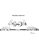 Rear small flange hub