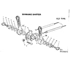 Sears 502455071 shimano shifter old type diagram