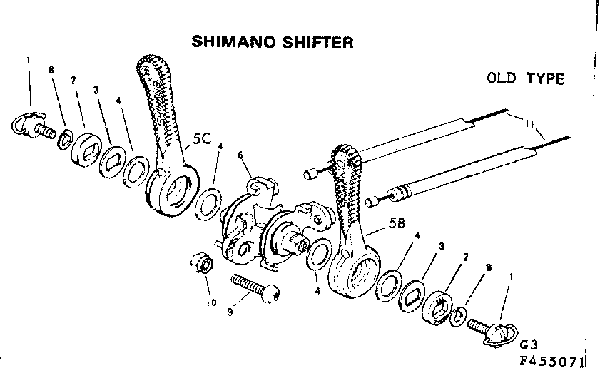 SHIMANO SHIFTER OLD TYPE