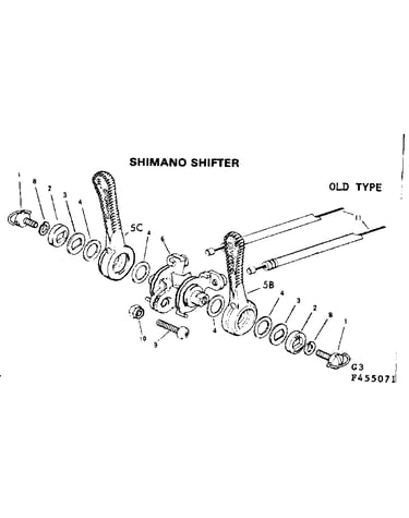 Shimano shifter old type