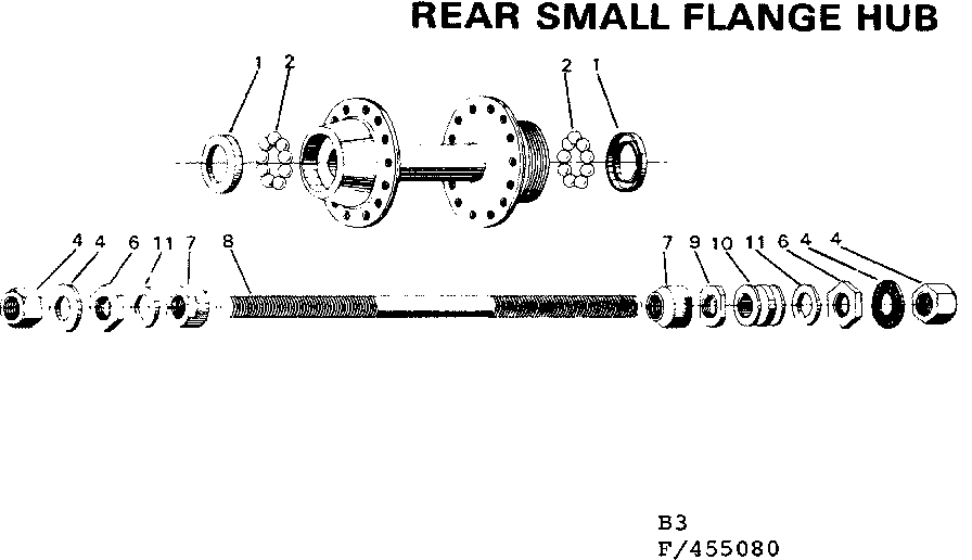 REAR SMALL FLANGE HUB