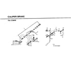 Sears 502455080 caliper brake diagram