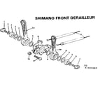 Sears 502455080 shimano shifter diagram