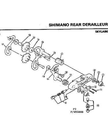 Shimano rear derailleur