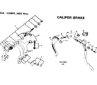 Sears 502455081 caliper brake diagram