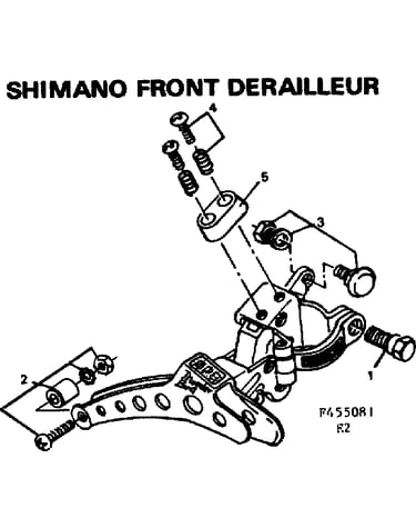 Shimano front derailleur