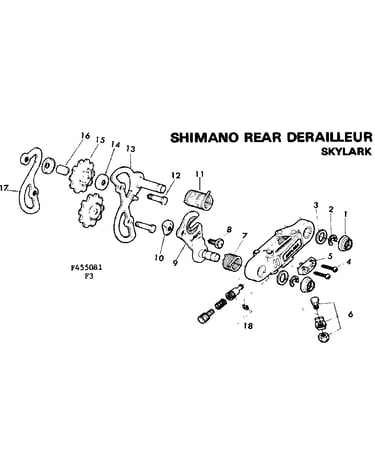 Shimano rear derailleur