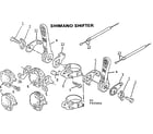 Sears 502455090 shimano shifter diagram