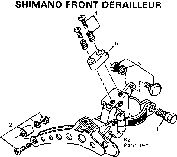 Shimano front derailleur