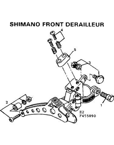 Shimano front derailleur