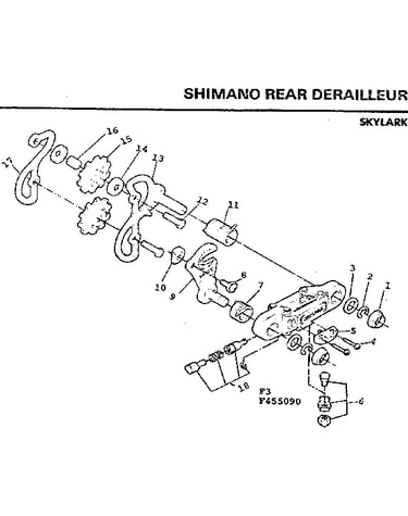 Shimano rear derailleur