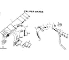 Sears 502455380 caliper brake diagram