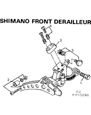 Shimano front derailleur