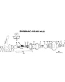 Shimano rear hub