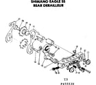 Sears 502455640 shimano eagle ss rear derailleur diagram