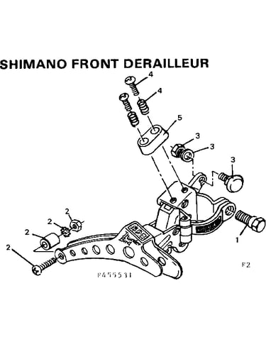 Shimano front derailleur