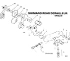 Sears 502455531 shimano rear derailleur diagram