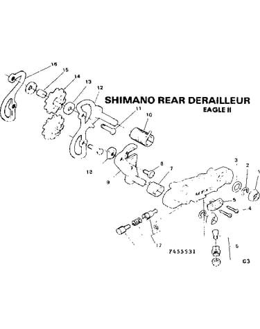 Shimano rear derailleur