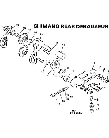 Shimano rear derailleur