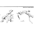 Sears 502455580 side pull caliper brake diagram