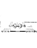 Rear small flange hub