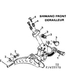 Shimano front derailleur