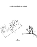 Synchron caliper brake