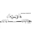 Rear small flange hub