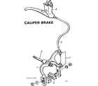 Sears 502455760 caliper brake diagram
