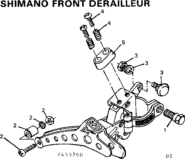 Shimano front derailleur