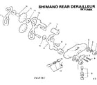 Sears 502455760 shimano rear derailleur diagram