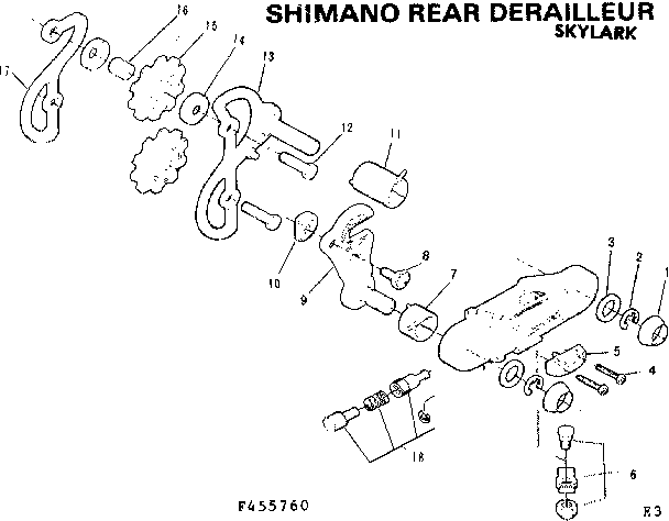 Shimano rear derailleur