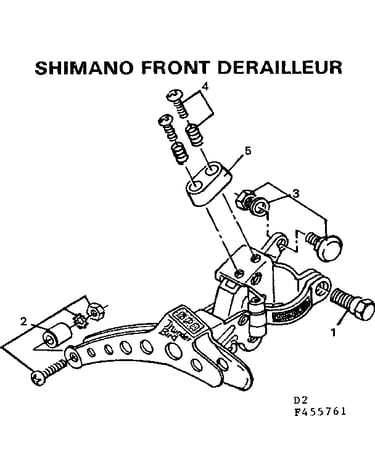 Shimano front derailleur