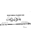Rear small flange hub