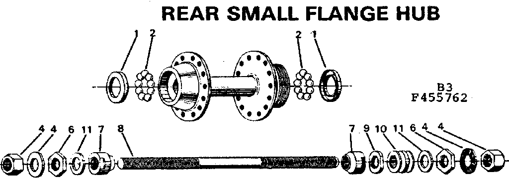 REAR SMALL FLANGE HUB