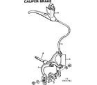 Sears 502455762 caliper brake diagram