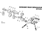 Sears 502455762 rear derailleur diagram