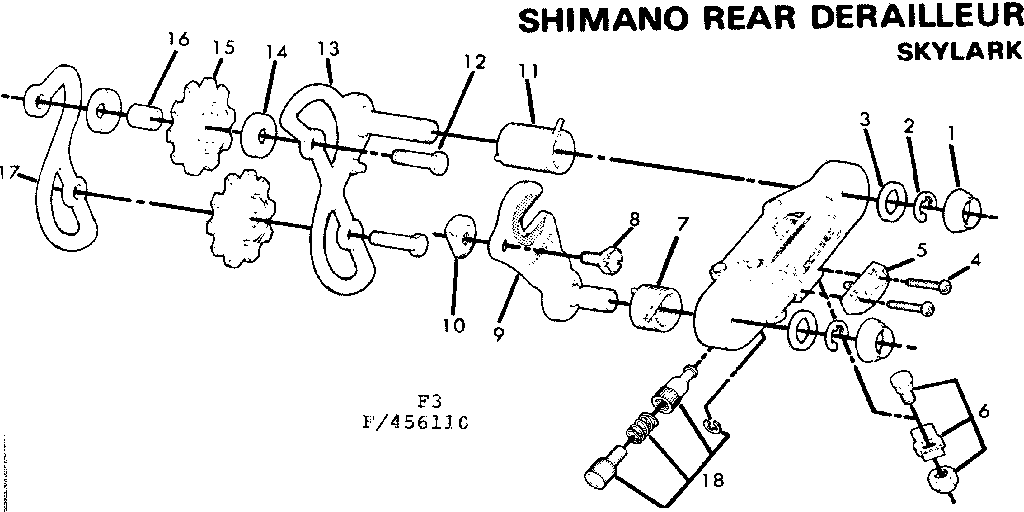 Shimano rear derailleur