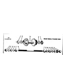 Rear small flange hub