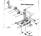 Sears 502456130 rear derailleur diagram