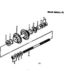Rear small flange hub