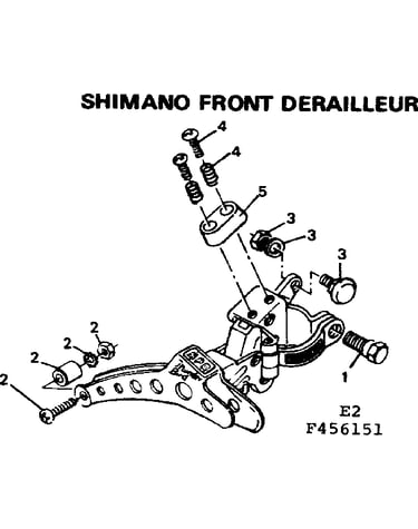 Shimano front derailleur