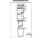 Sears 502457021 head bearing set diagram