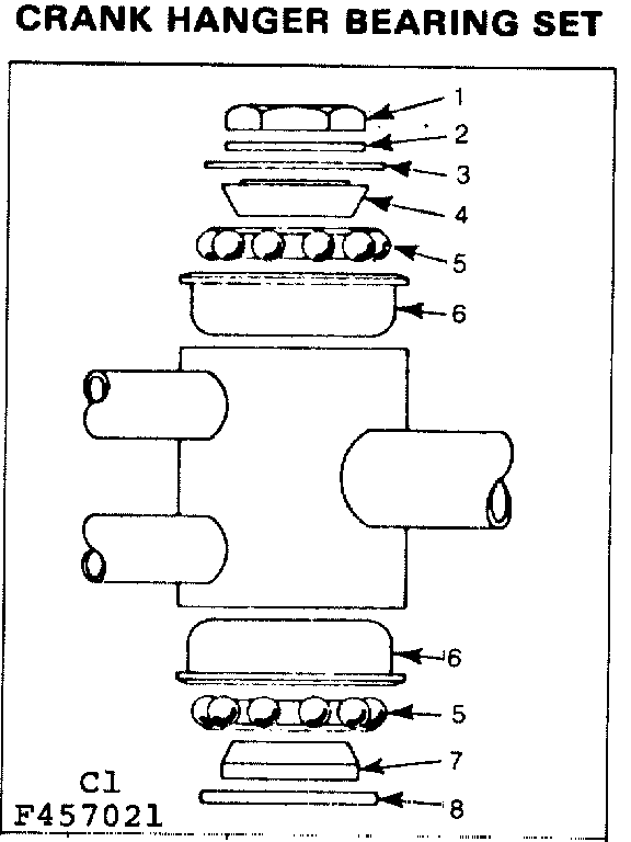 CRANK HANGER BEARING SET