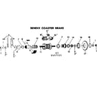 Sears 502457021 bendix coaster brake diagram