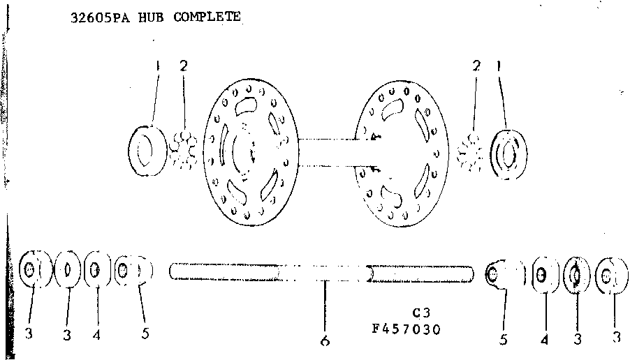 FRONT AND REAR HUB