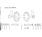 Sears 502457030 front and rear hub diagram