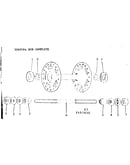 Front and rear hub