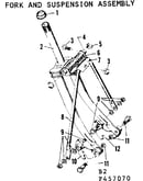Fork & suspension assembly